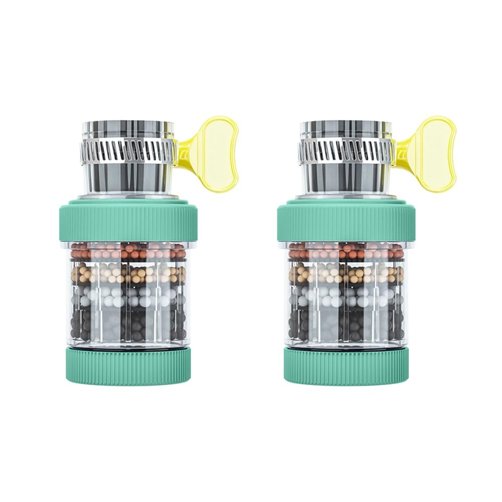Filtre pour robinet de cuisine rotatif anti-éclaboussures 6 couches universel