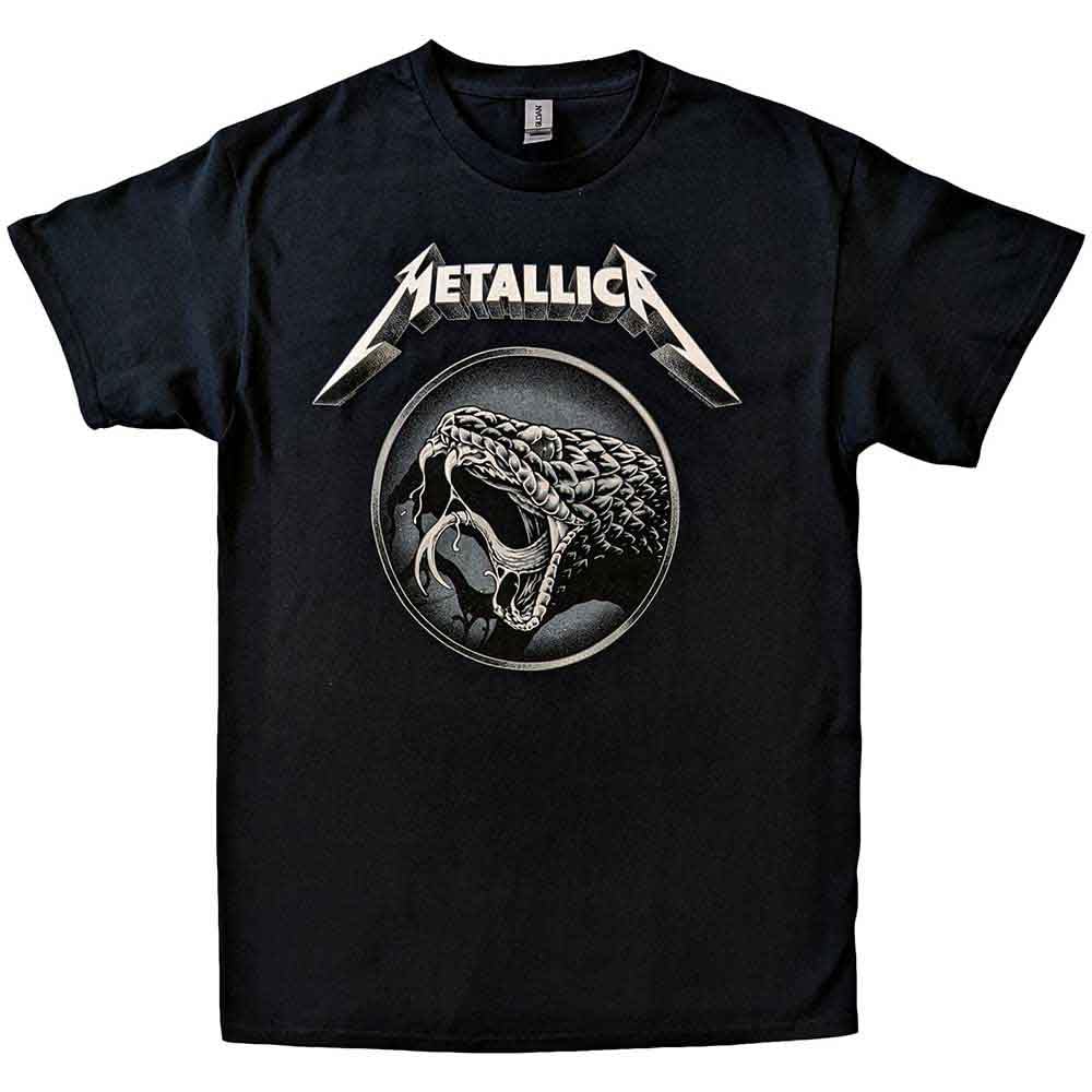 Paradiso Clothing Unisex Black Metallica Album Poster T Shirt - L