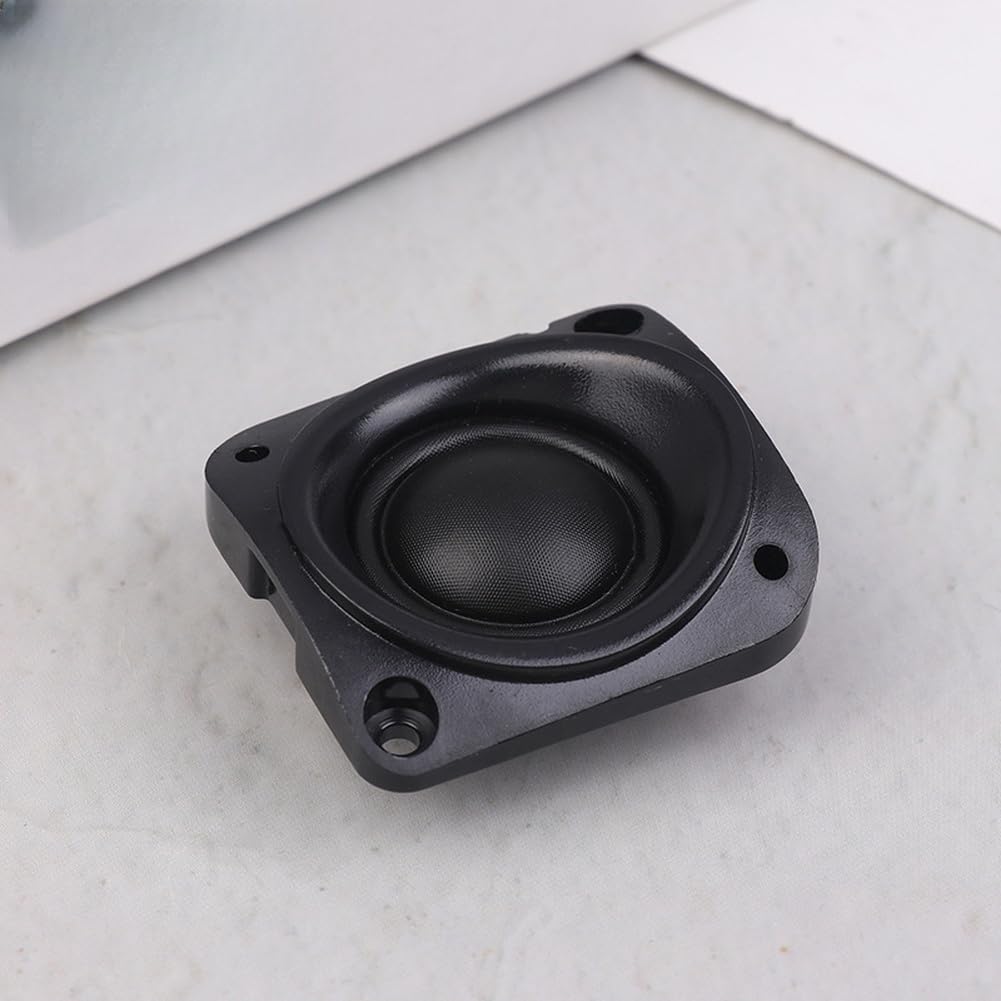 Haut-parleur aigu avec calotte en soie magnétique pour JBL Charge 5 DIY réparation pièce de rechange Son clair Design compact Boîtier en métal robuste Noir Env. 4,5 x 4,2 cm