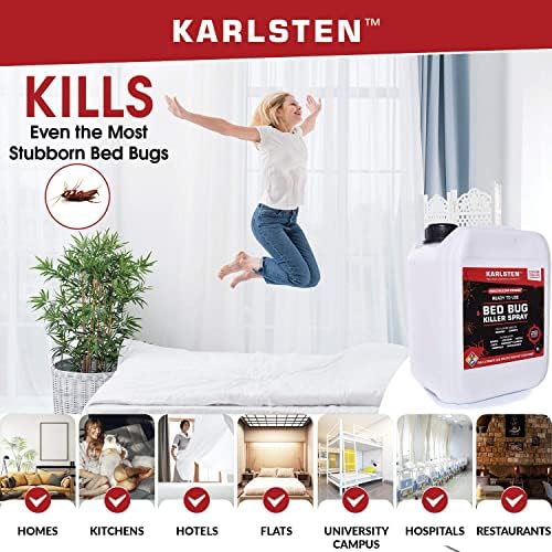 Karlsten Bed Bug Killer  Ultra Strong Pest Control Spray  Pro Bed Bug Protection  (5 Litres)