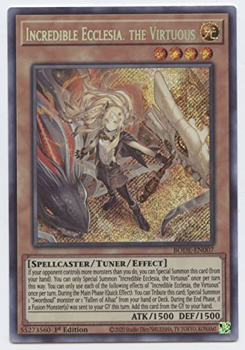 Incredible Ecclesia, The Virtuous - BODE-EN007 - Secret Rare - 1st Edition