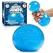 YoYa Toys Beadeez! Squishy Stress Ball for Kids and Adults Jumbo Size (Blue) | Anti-Stress ADHD Anxiety Relief Sensory Toy | Promote Calm Focus, Reduce Hand, Wrist Pain | Gel Water Beads