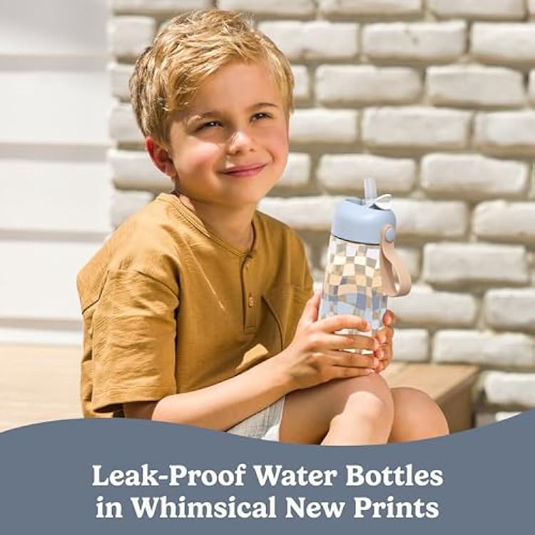 Bentgo Kids Prints Lunch Box Set With Water Bottle (Checker Gradient)
