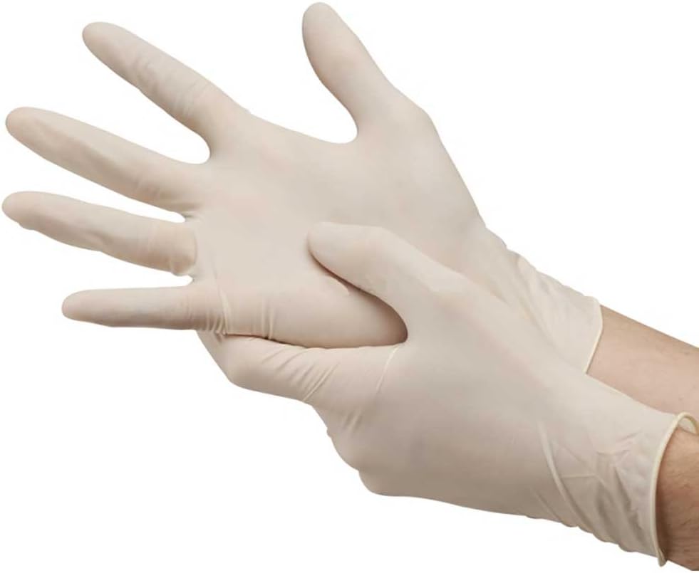 Dynarex Latex Exam Gloves - Powder-Free, Safe-Touch