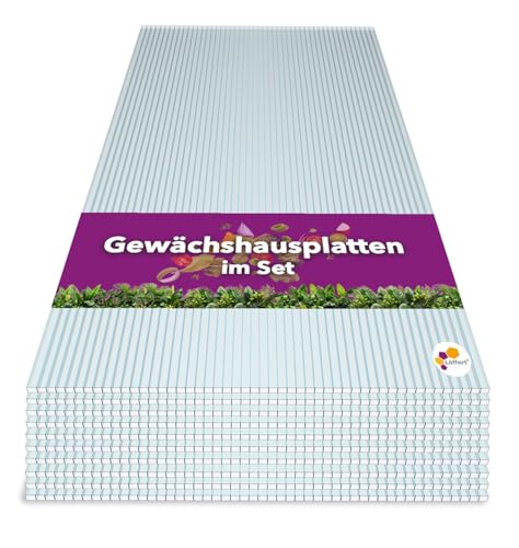 Gewächshausplatten | 4mm | 6mm | 8mm | 10mm | 5er & 10er Set |+++...