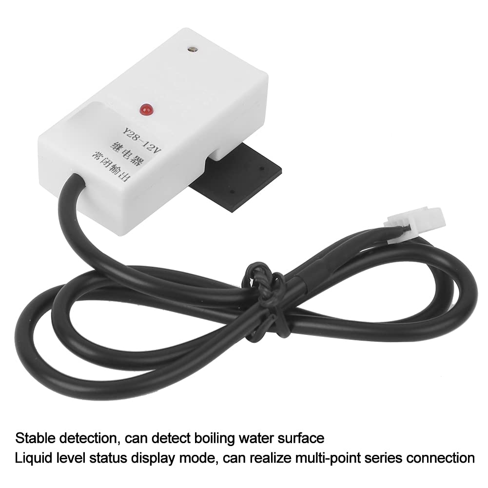 ANKROYU Non Contact Depth Sensor, Liquid Depth Sensor, Stable Water Depth Sensor, Liquid Depth Detector for Plastic Pipes, Rubber Pipes, Flat Containers (Y28-NC 12V)