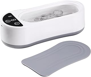 Ring Cleaner: Multifunction Silent Ultrasound Sunglass Cleaning Machine for Watches | Rings, And Cutlery with Rechargeable...