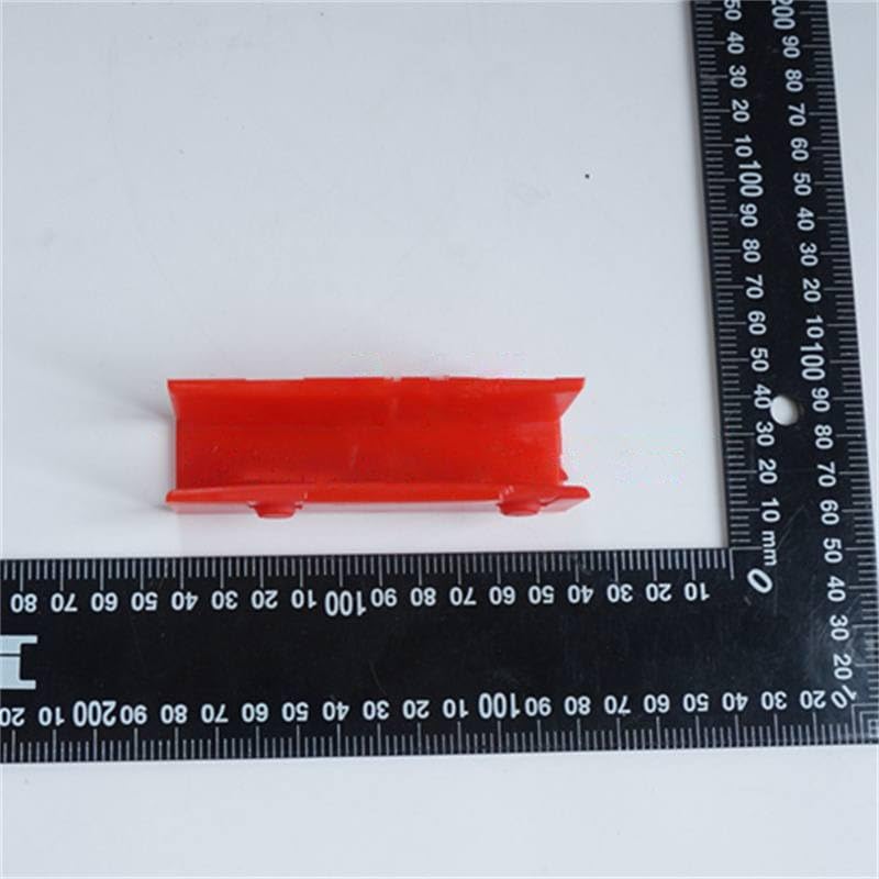 10PCS Elevator Guide Shoe Insert Length 100mm Groove Width 16mm RED 100x16