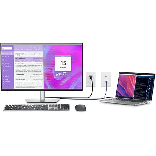 Dell P2723Qe Usb-C Hub Monitor - 26.96-Inch 4K (3840 X 2160) 60Hz Display, 5Ms Response Time (Fast Mode), Usb-C/Displayport/Hdmi/Usb 3.2 Gen1 Connectivity, Color Depth: 1.07 Billion Colors – Black #TOP3