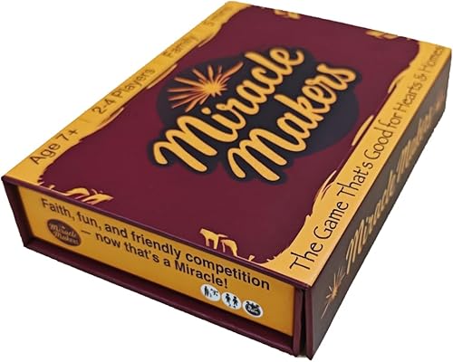 Miniatura 8 de Miracle Makers - Juego de cartas  Temático cristiano, no requiere conocimiento bíblico  Diversión no confesional  A partir de 7 años, 2 a 4