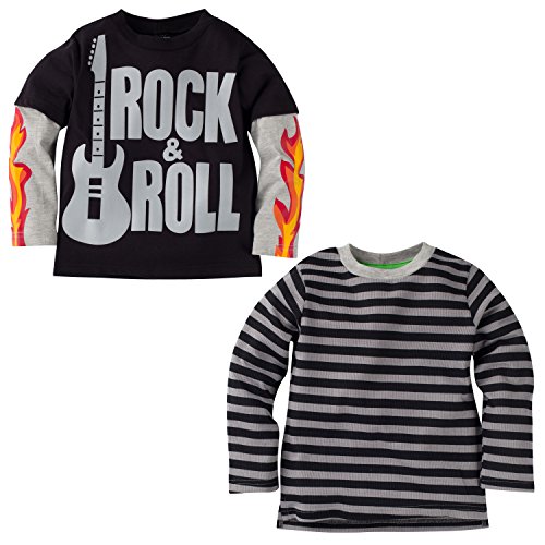 Gerber Graduates Baby Boys'' 2 Pack Long Sleeve Tops