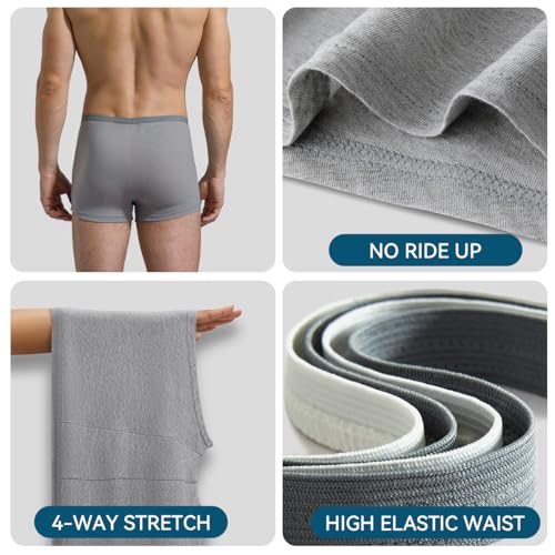 10 Pack Mens Disposable Underwear, Cotton Portable Boxers Briefs for Travel/Fitness/Emergency/Hospital Stays3