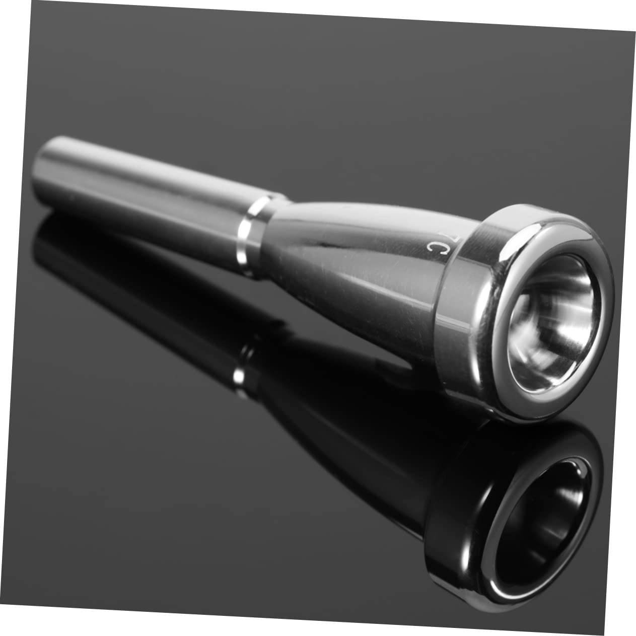 ibasenice 2pcs French Horn Plated Metal French Horn Silver Plated Musical Instrument Smooth Legato