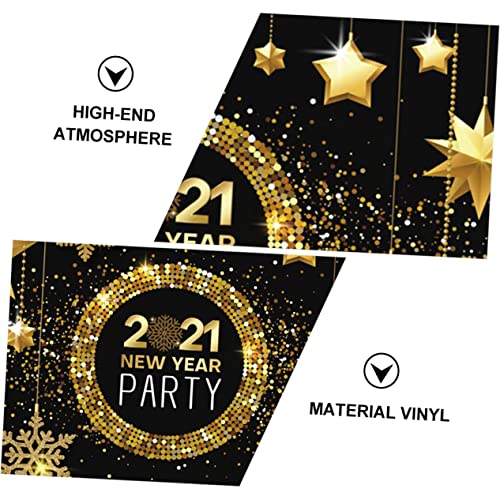 Abaodam 3 Pçs Crianças Adereços De Natal Banners De Pano Fundo Contagem Regressiva Papel De Parede S