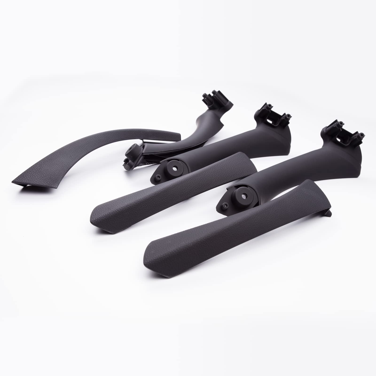 Innentürgriffe für Fahrzeuge der BMW 3 Serie Chassis-Modell E90 E91 E93 kompatibel mit 316 318 320 323 325 328 330 335 2004-2011 Türgriff Innen Griff und Griffverkleidung (Rechts, Schwarz-1 set)