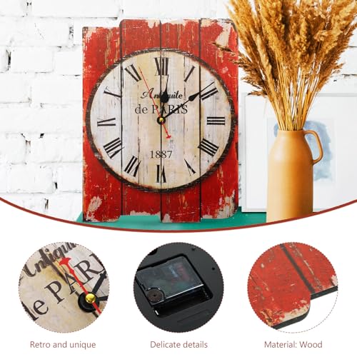 Horloge murale vintage pour décoration rustique de pub et club créatif