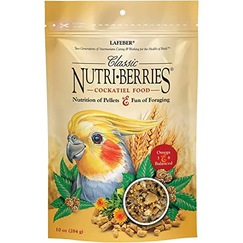 Lafeber&rsquo;s Classic Nutri-Berries Nutritional Cockatiel Bird Food 10-Ounces