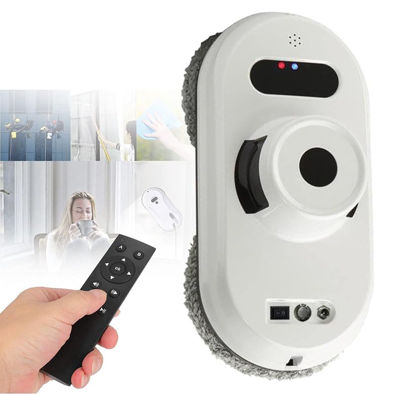 Robot de nettoyage de vitres aspiration 2600 Pa et détection de bord intelligent pour baie vitrée