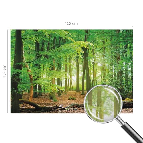 Papel pintado autoadhesivo bosque verde 152x104 cm para decorar pasillo 5
