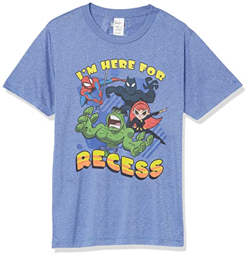 T-shirt Marvel enfant Here for Recess idéal pour la cour de récréation et le sport