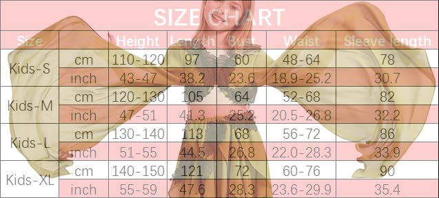 Girls' Elegant Olive Green Chiffon Dress Lace Trim Ruffled Skirt Flowing Cape Sleeves Vintage Folklore Dresses 7