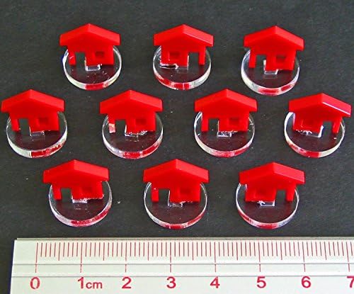 LITKO Power Plant House Marker Set | Compatible with Power Grid Board Game | Funkenschlag | (Variety Set)