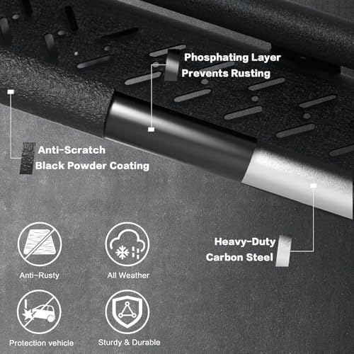 Estribos Perfit Liner para Crew Cab Chevy Silverado 2019-2026 miniatura 4