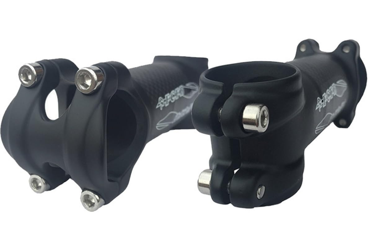 Uchwyt kierownicy 31,8 mm, podwyższenie 6 stopni aluminium węglowe Ultralight do rowerów górskich 60/70/80/90/100/110 mm do rowerów szosowych BMX, XC, AM, FR, DH (kolor: N