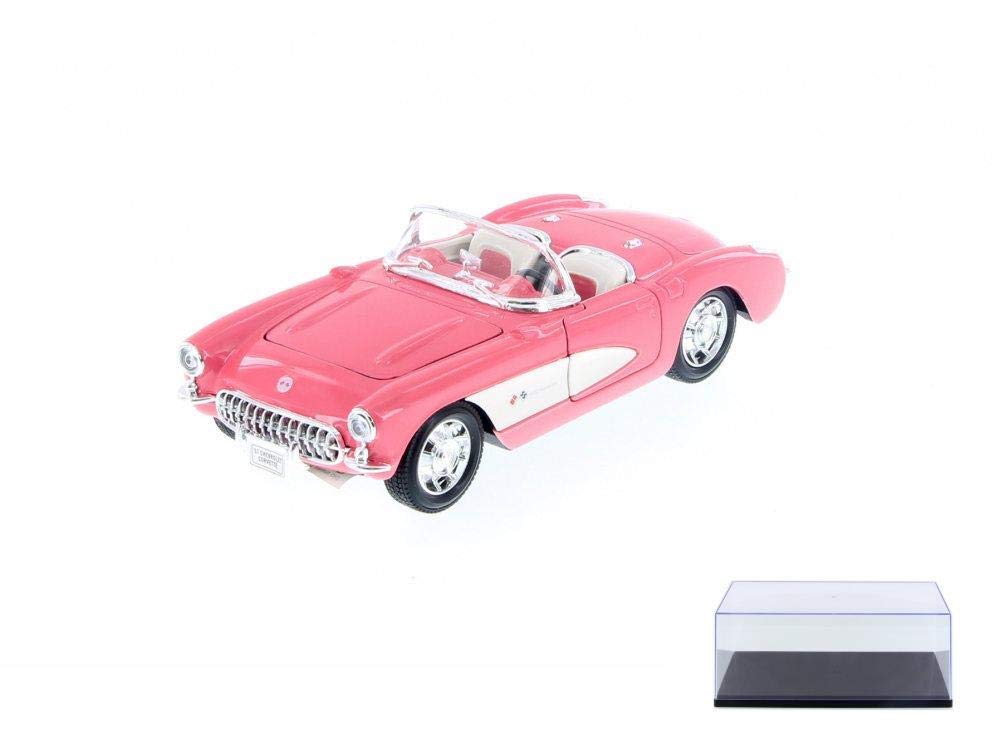Buy Welly Diecast Car & Display Case Package 1957 Chevy Corvette
