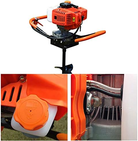 52CC 2 Temps Essence Terre Auger Sol Digger de Plantation d'arbres Post Hole Digger Tarière (Ne Comprend Pas Les Forets) — vue 3