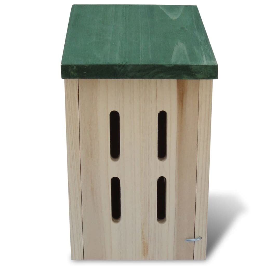Schmetterlingshäuser Set 8 Stück aus Holz 14 x 15 x 22 cm wetterfest für Garten Balkon Terrasse Outdoor Nistkästen Insektenhotel Schutz und Überwinterungshilfe für Insekten und Artenschutz