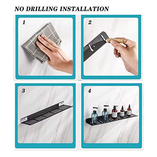 EANGK-Mensola Doccia Mensole Bagno Senza Foratura