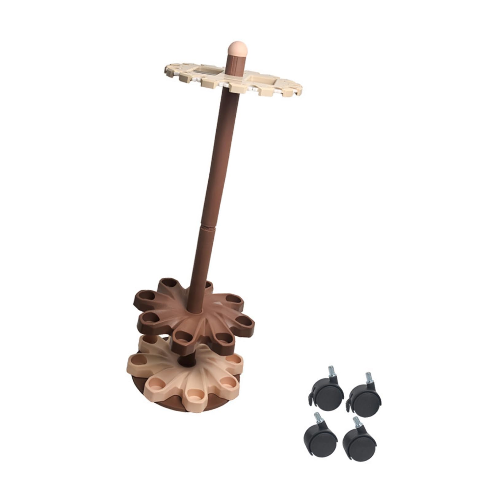 Hsioluted Type F 360 Degree Rotating Fishing Rods Rack For Organization And Storage Space Saving Fishing Rod Holder For 16 Angling Poles Rod Organisers