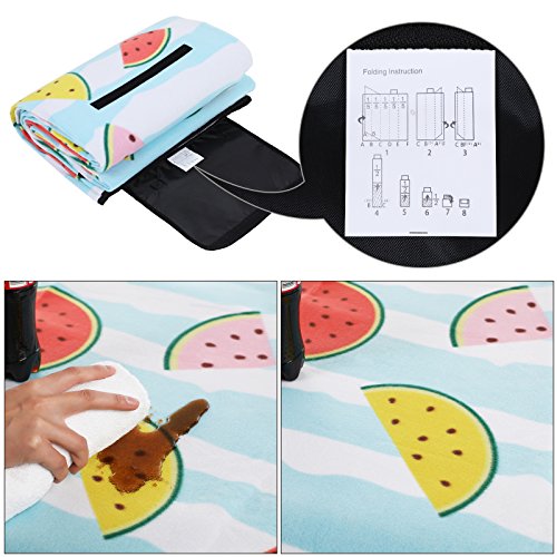 SONGMICS Coperta da Pic-nic Tappeto per Campeggio