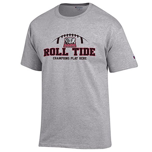Alabama Crimson Tide Roll Tide Football NCAA T Shirt Grey XXL