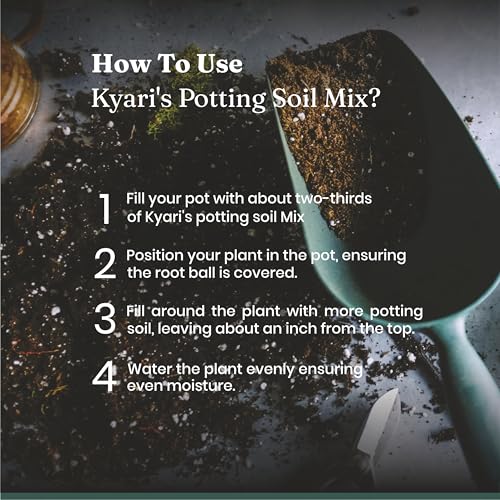 Image of Kyari Potting Soil Ready to use mix - 10 KG for Plants - Contains Organic Compost