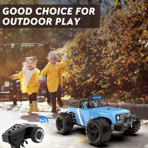 Image of Jet RoyOff-Road Remote Control Car, 2.4GHz 25 MPH 4WD All-Terrain Electric Hobby Remote Control Car, High-Speed Crawler Waterproof Toy Car with 2 Batteries (RC Truck, 40 KM /H High Speed)