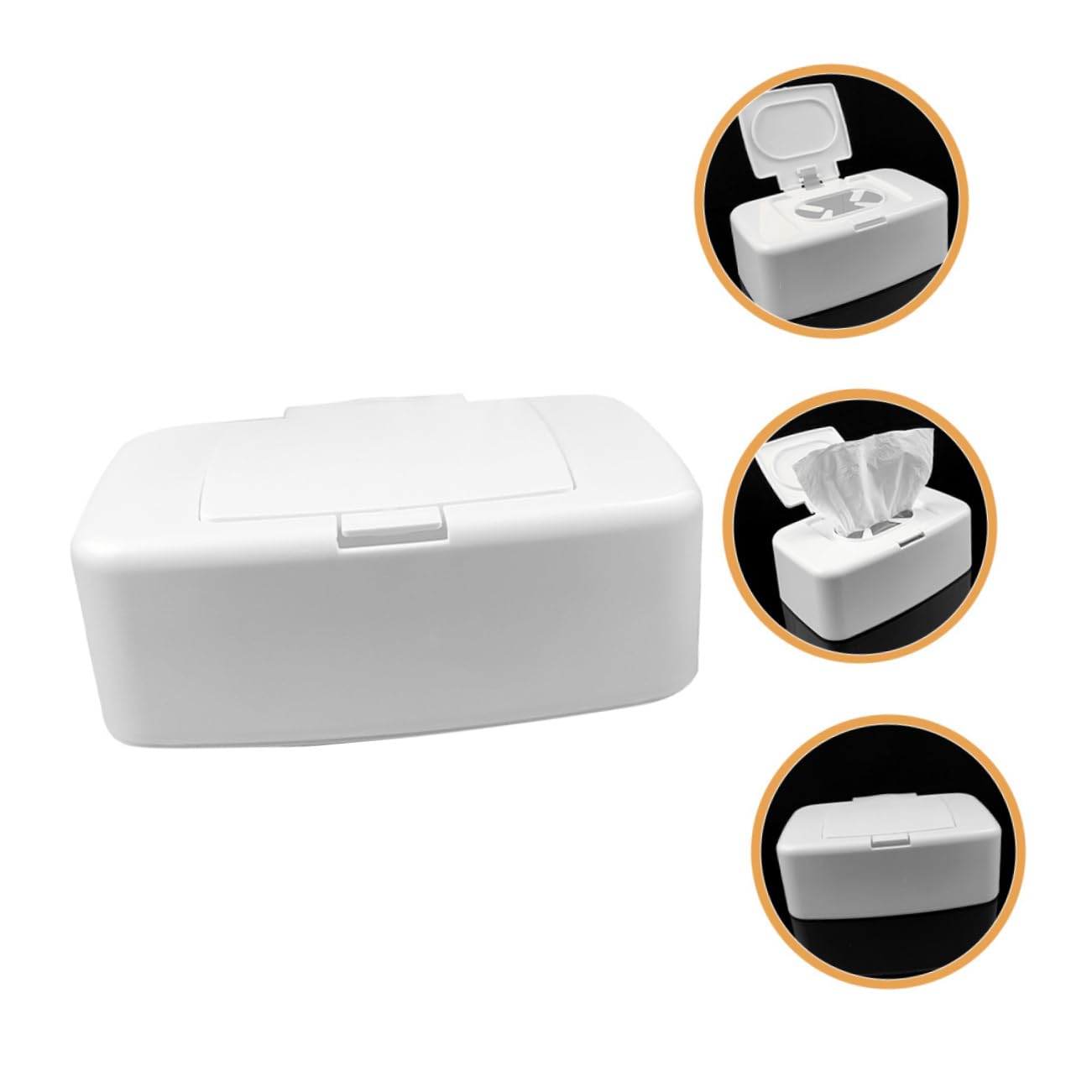 PRETYZOOM 8 STK Aufbewahrungsbox für Feuchttücher aufbewahrungsboxen kinderzimmer schreintischorganizer schmücken Babytücher Spender für Feuchttücher Tücher Container Reisen Mit Deckel pp