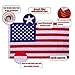 American Flag 3x5 ft,Made in USA,American Flags 3x5 for Outside,USA US Flag,Deluxe Embroidered Stars, Heavy Duty Durable Flags Outdoor, Vivid Color, Sewn Stripes, Brass Grommets(3x5 FT)