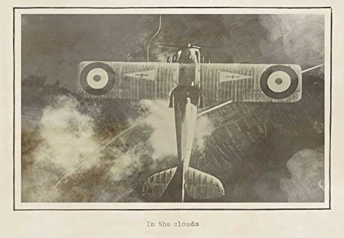 Lienzo con caja americana en las nubes Waltz Anne - Arte horizontal europeo impresión de estilo antiguo diseño fotográfico marco flotante 15_X_23_in