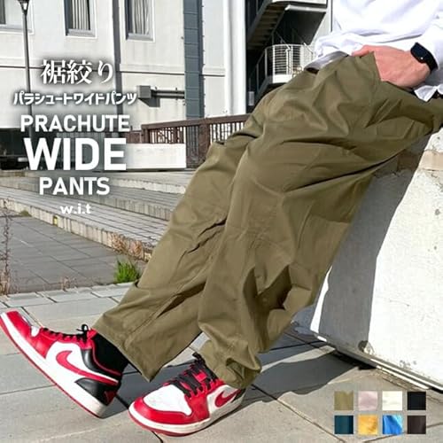 ARCADE パラシュートスケーターパンツ L グレージュ