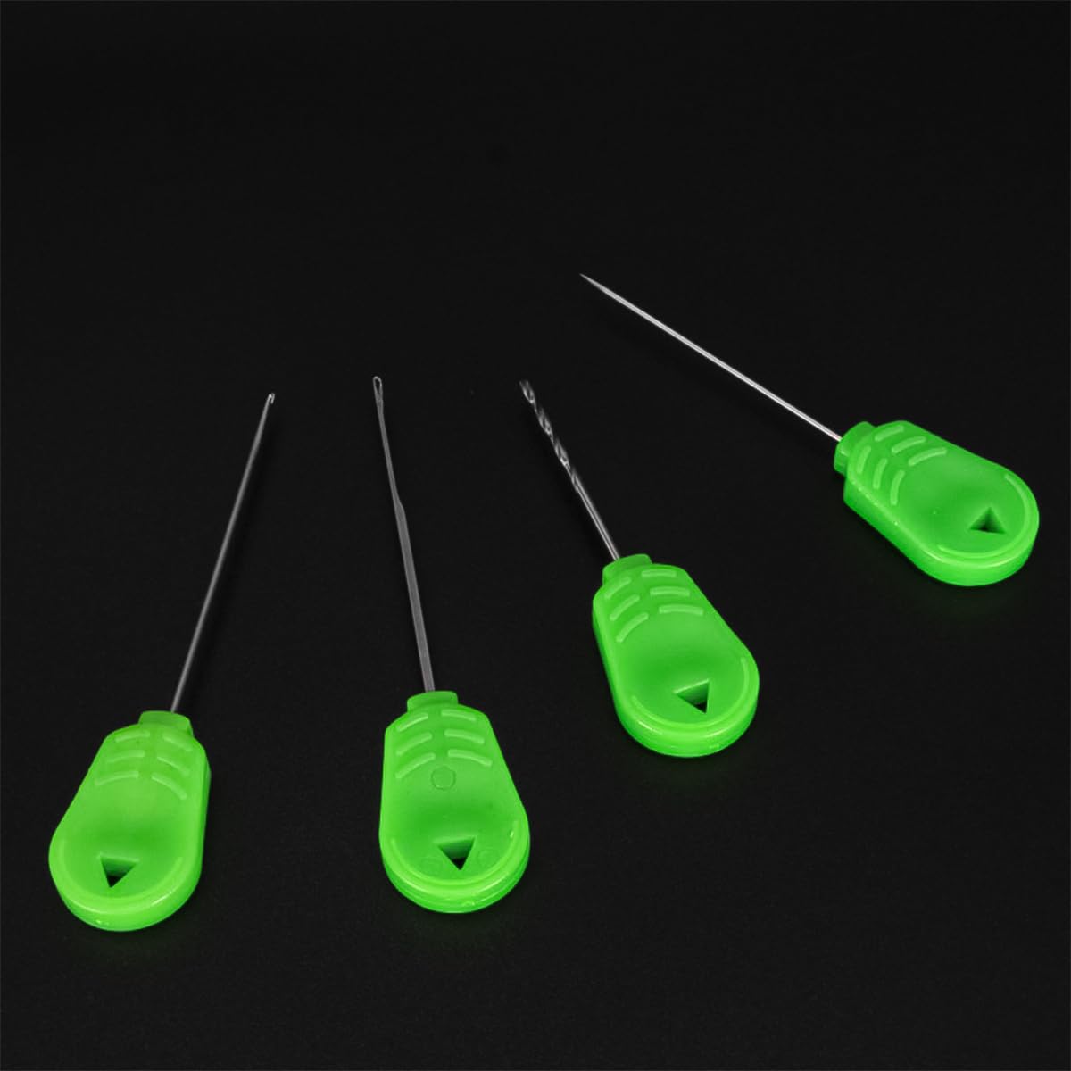 Sarini 4 Piezas Agujas para Cebo de Pesca de Carpas, Herramienta Trenzada para Aparejos
