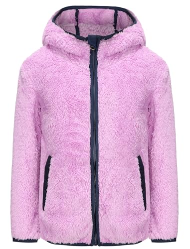 Image of Boys Girls Soft Fleece Sherpa Full-zip Jacket