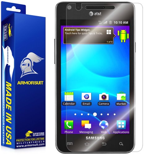 ArmorSuit MilitaryShield Screen Protector for Samsung Galaxy S2 (AT&T US Version) - [Max Coverage] Anti-Bubble HD Clear Film