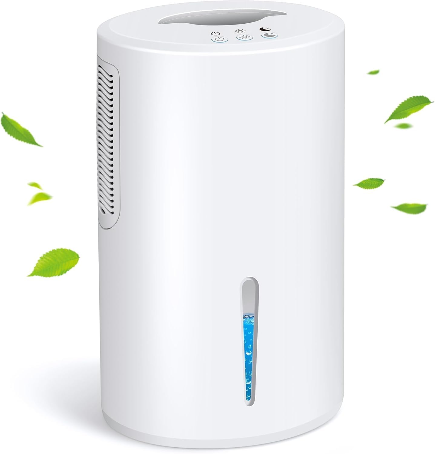 Photo 1 of Small Dehumidifier for Bedroom up to 1000 Sq.Ft, 68 OZ Water Tank Dehumidifier for Home with Auto Shut-Off, Mini Dehumidifier with 7 Color LED Lights for Bathroom, Basement, Closet, Garage, RV