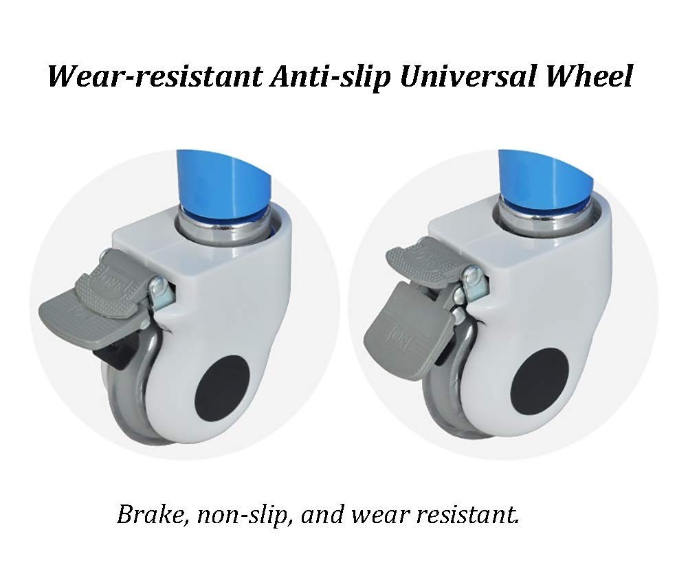 Carrelli Mobili, Carrello per Uso Domestico Carrello Medico 2-Livello Carrello Medico/Salone Di Bellezza Carrello Dell'Attrezzatura Dell'Attrezzatura, Carrello Di Utilità con la Maniglia pe