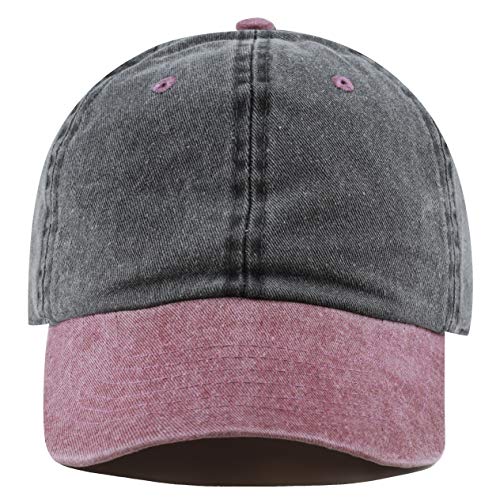 Image of The Hat Depot 100% Cotton Pigment Dyed Low Profile Dad Hat Six Panel Cap
