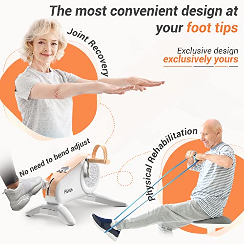 Niceday Under Desk Bike, Pedal Exerciser With 8 Levels Magnetic Resistance, Mini Exercise Bike For Home Office Workout Or Physical Therapy #TOP2