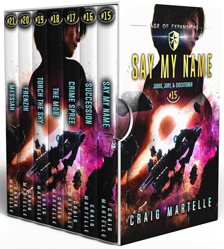 Book cover for Judge, Jury, & Executioner Boxed Set Three: Books 15-21