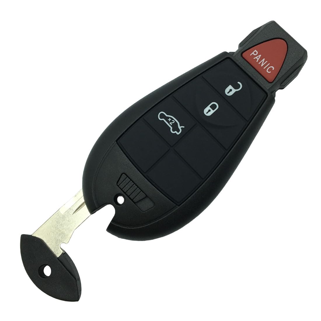 Zapasowe etui na klucze do Jeep Grand Cherokee Dodge Ram 1500 2500 3500 Durango Grand Caravan Journey Chrysler miasto kraj bezkluczykowy pilot zdalnego sterowania obudowa kluczyka samochodowego (4